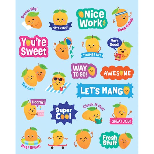 Teacher Created Resources® Mango Smelly Sticker Sheets, 6ct.